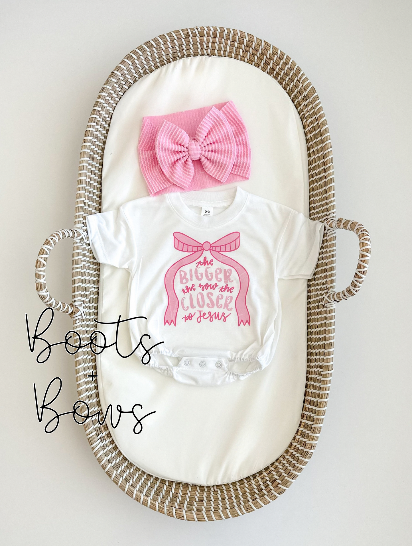 The Bigger the Bow - Bubble Romper