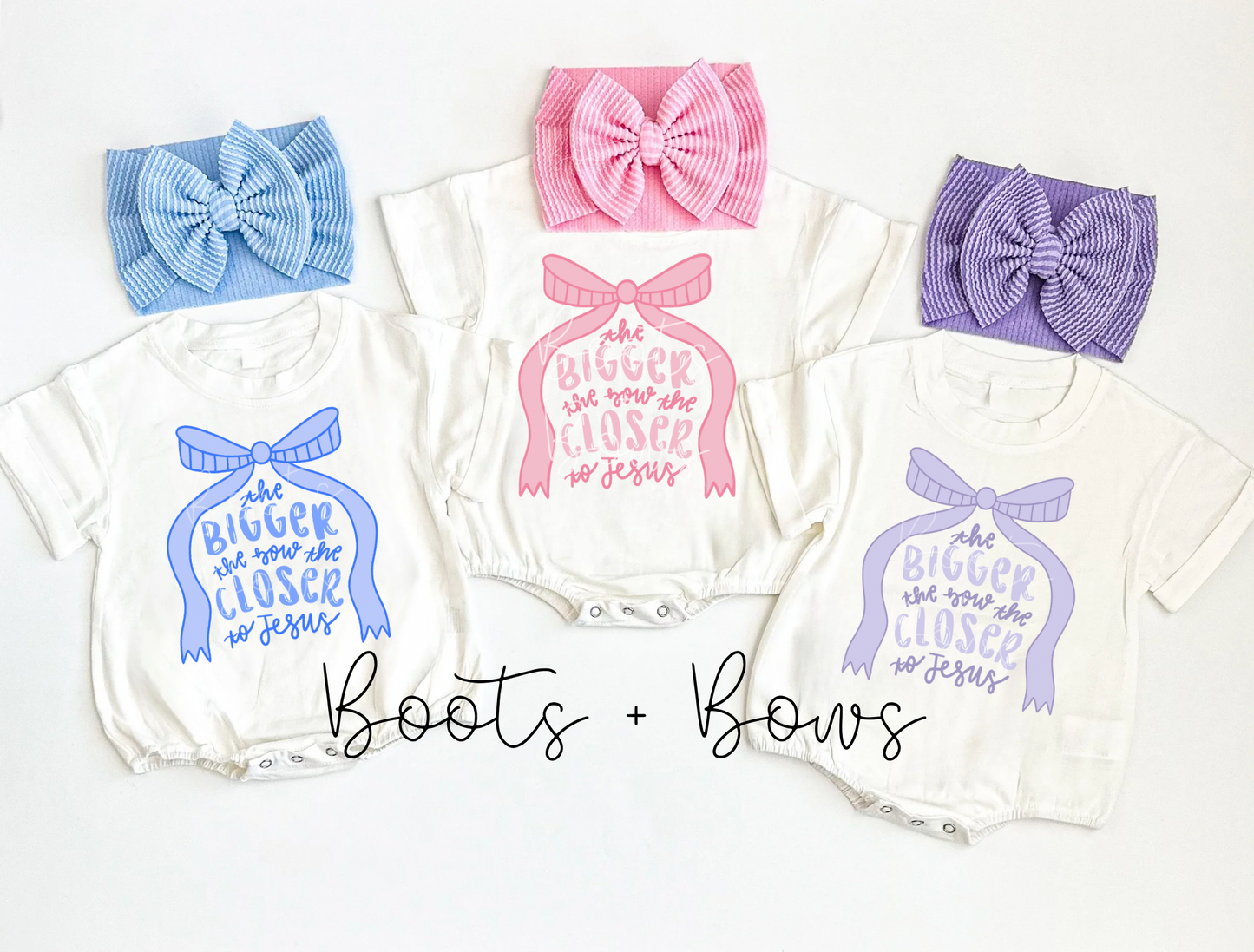 The Bigger the Bow - Bubble Romper