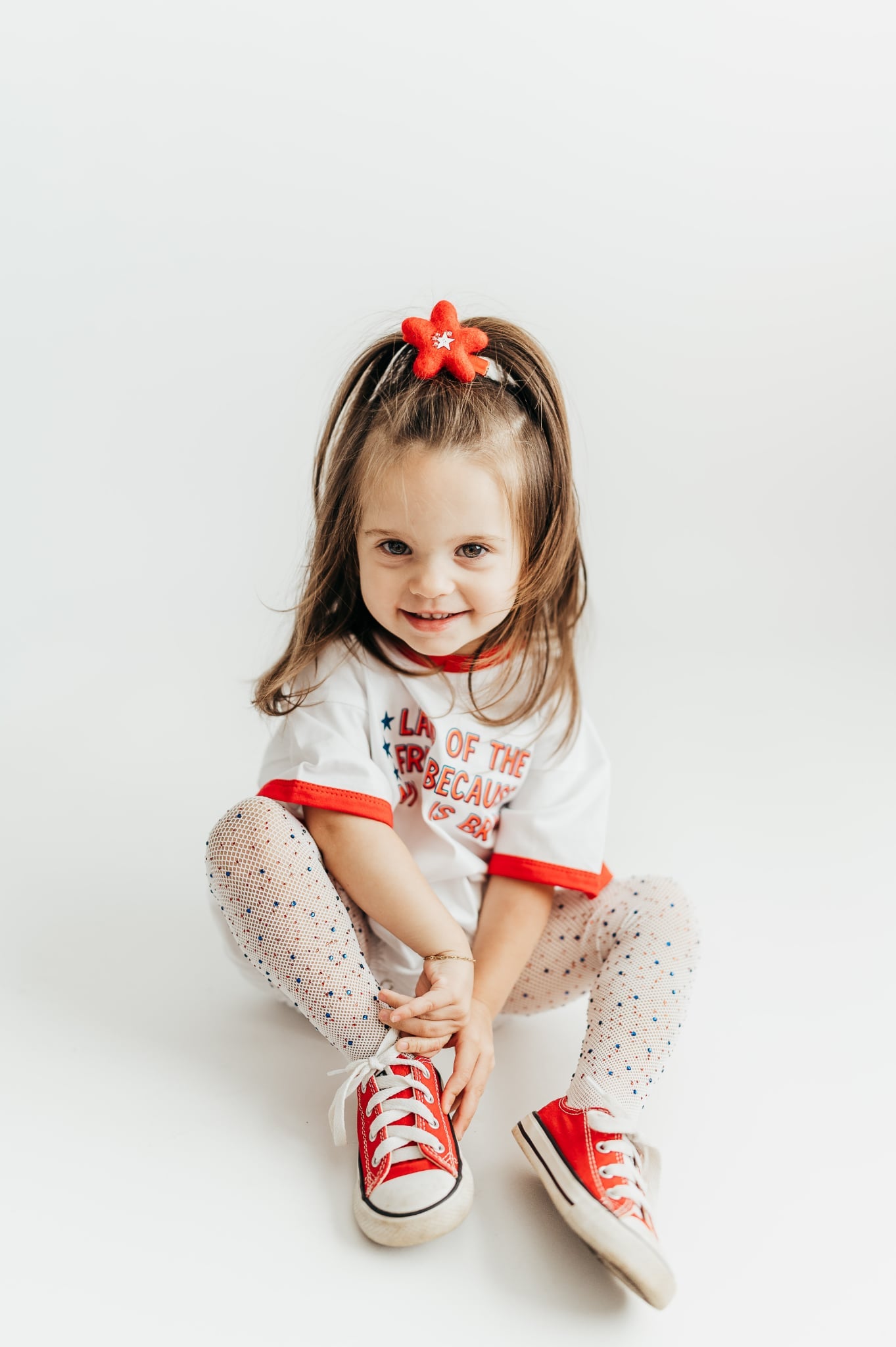Star Spangled Felt Clips
