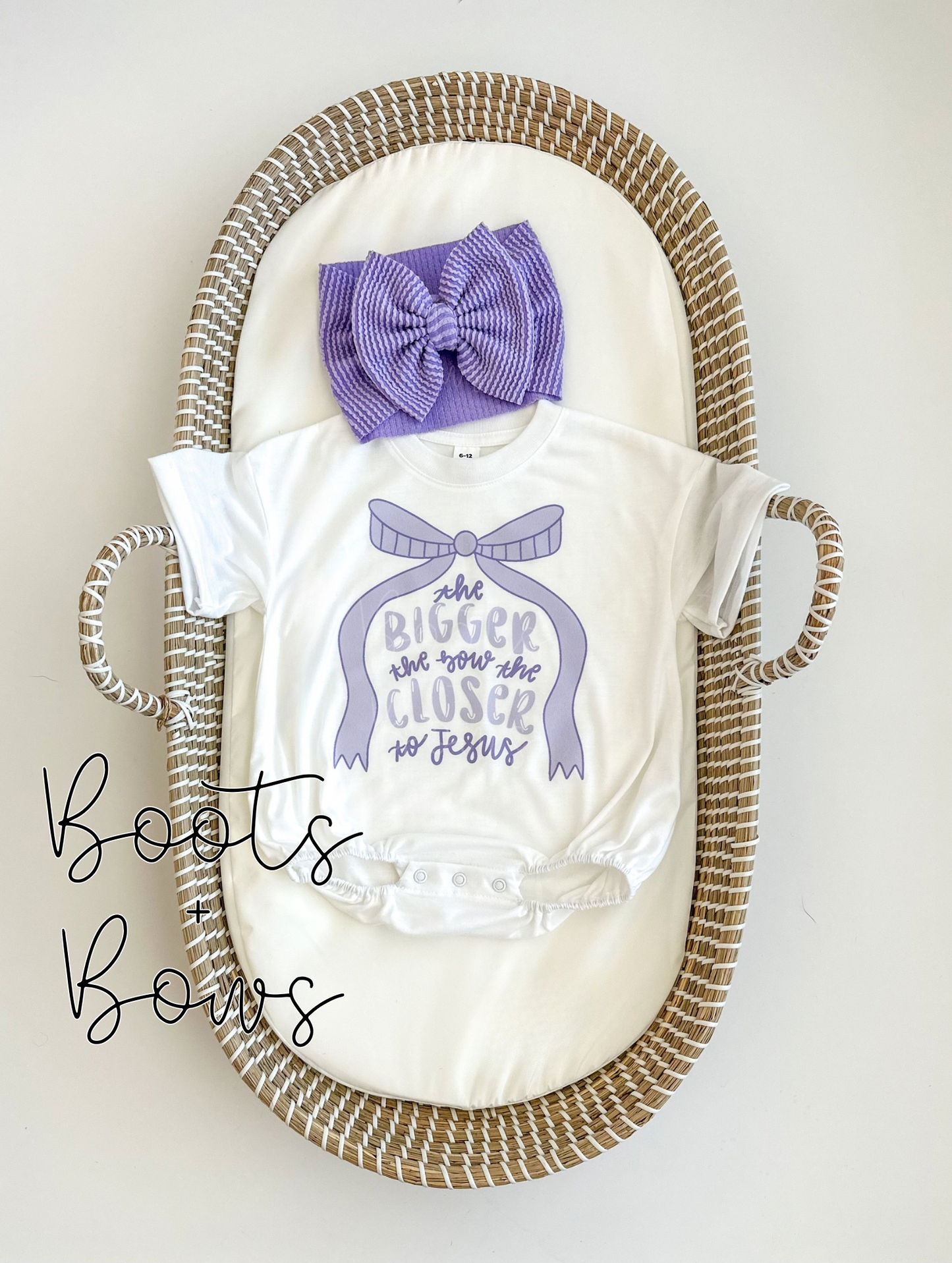 The Bigger the Bow - Bubble Romper