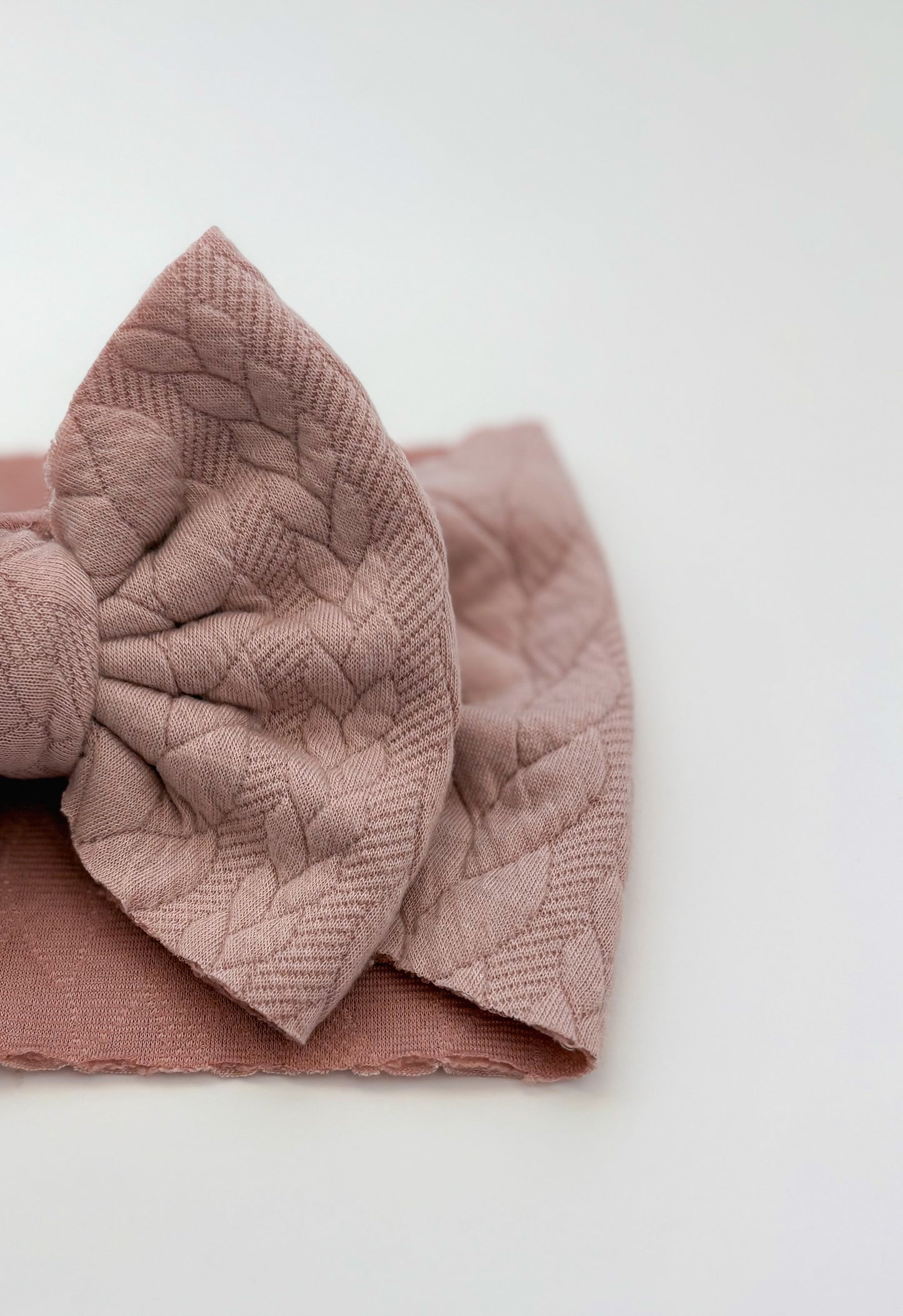 Dusty Rose Cable Knit