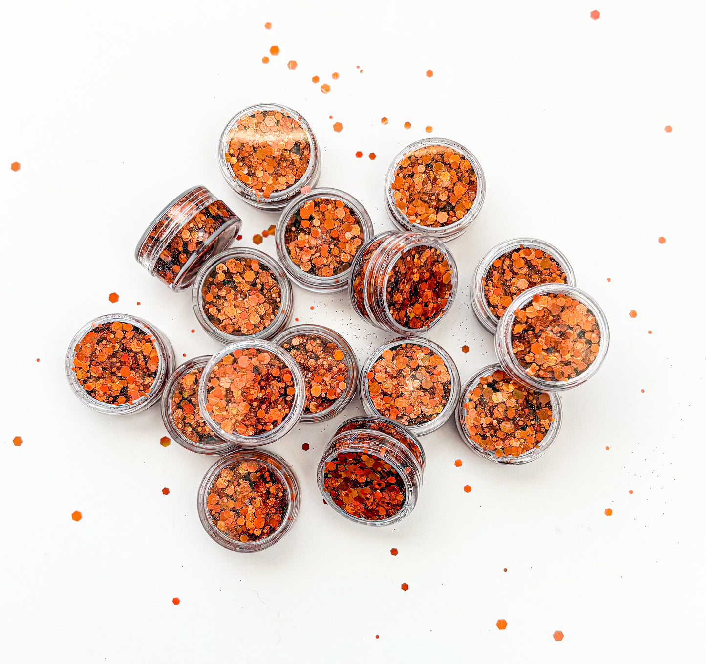 Pumpkin Spice Glitter Hair Gel