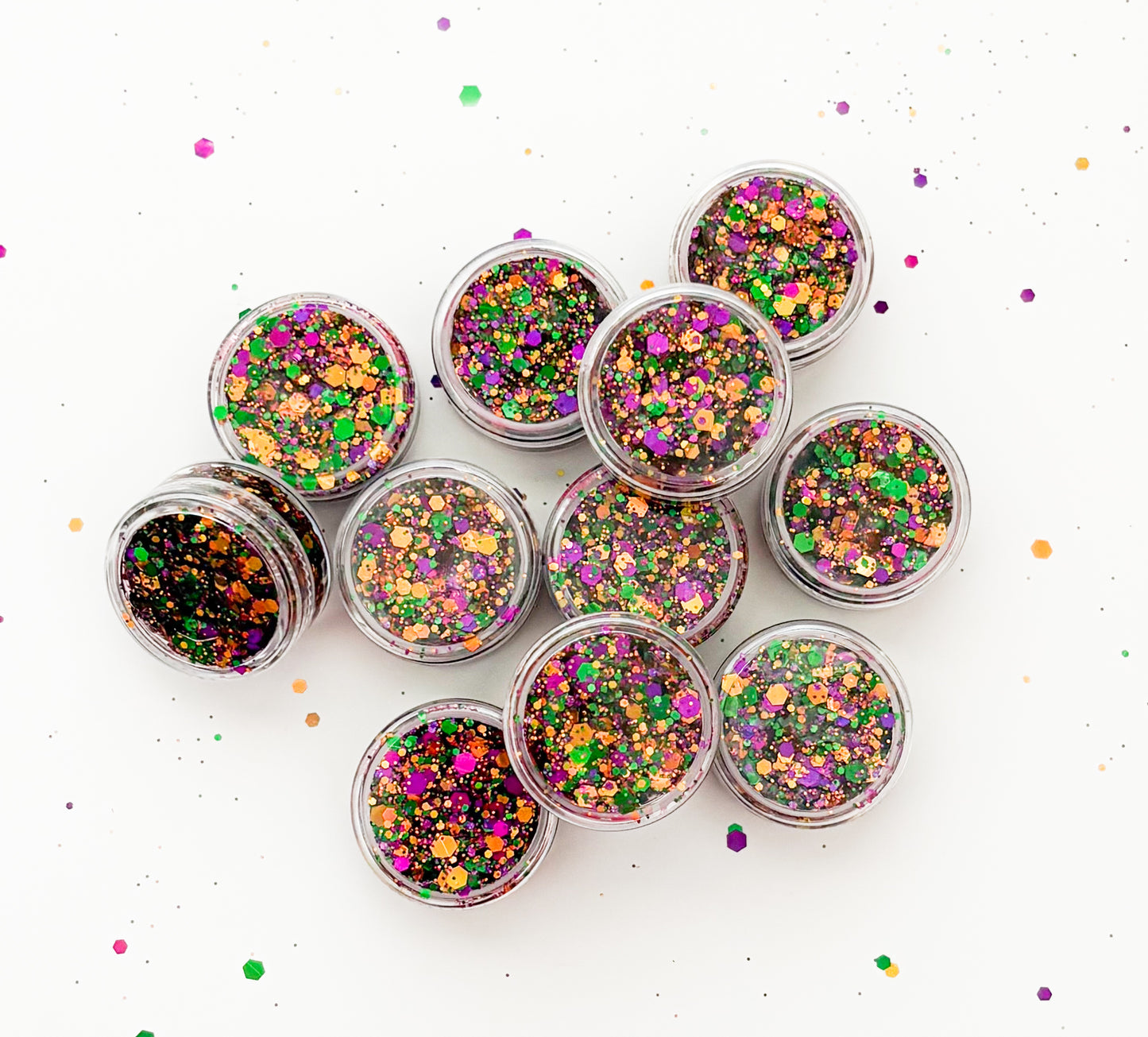 King Cake Glitter Hair Gel