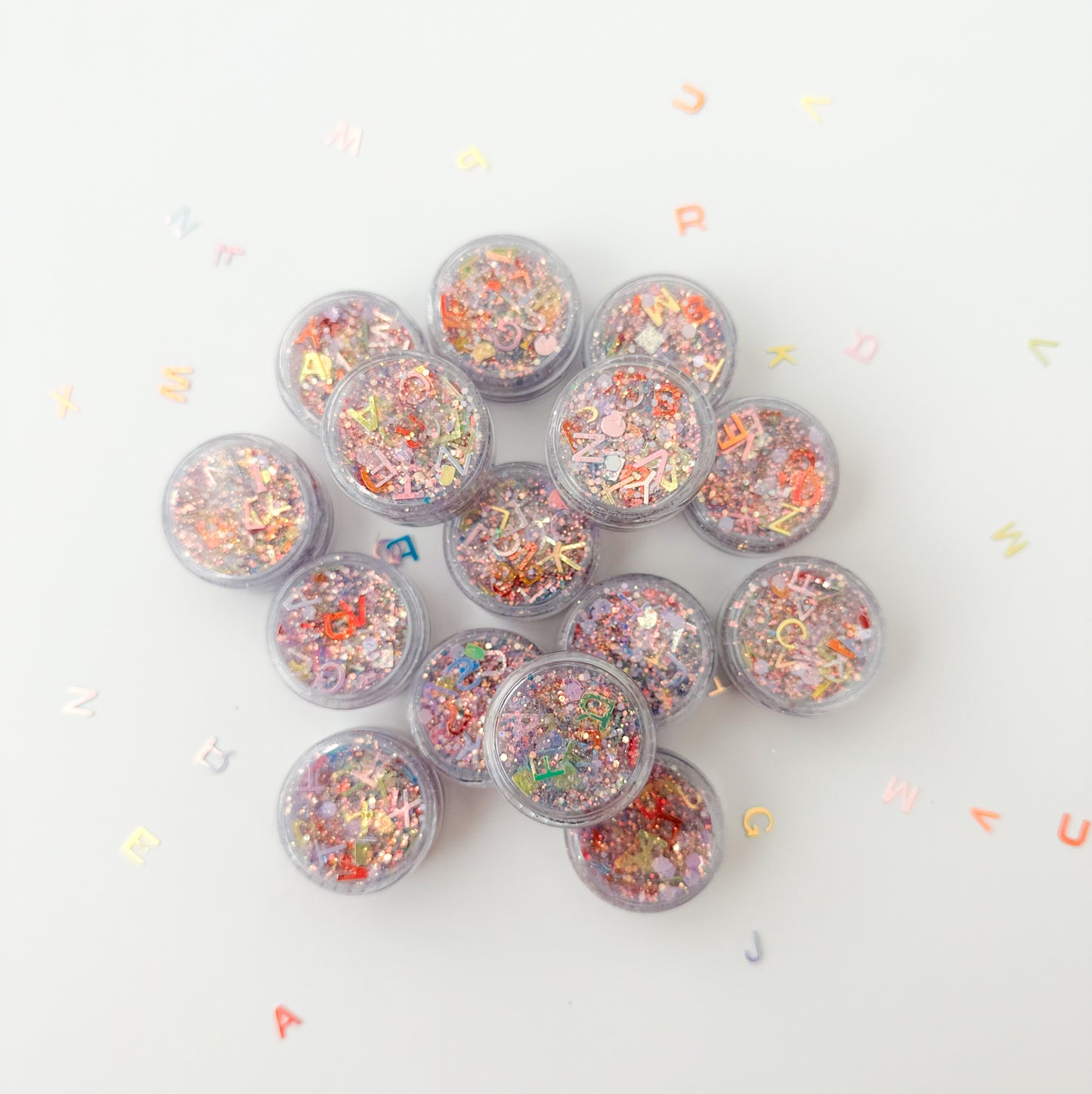 Alphabet Soup Glitter Hair Gel