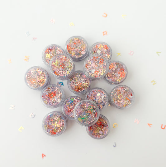 Alphabet Soup Glitter Hair Gel