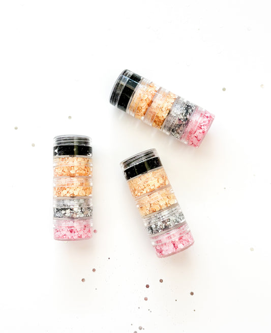 Scribbles + Sparkles Glitter Stack