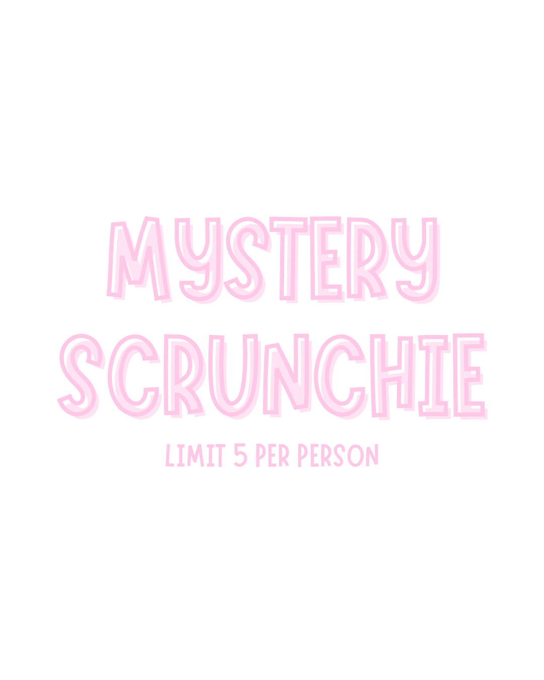 MYSTERY Scrunchie [LIMIT 5]