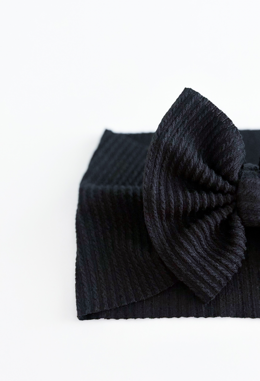Black Ribbed