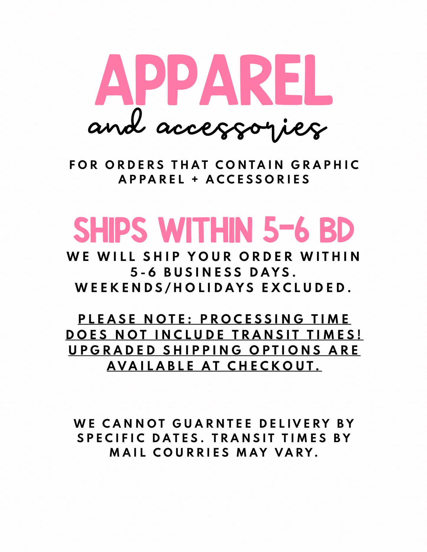 Rush Order
